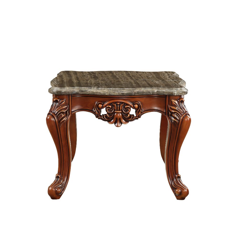 ACME Eustoma End Table – angle view – Lusso Furniture Miami