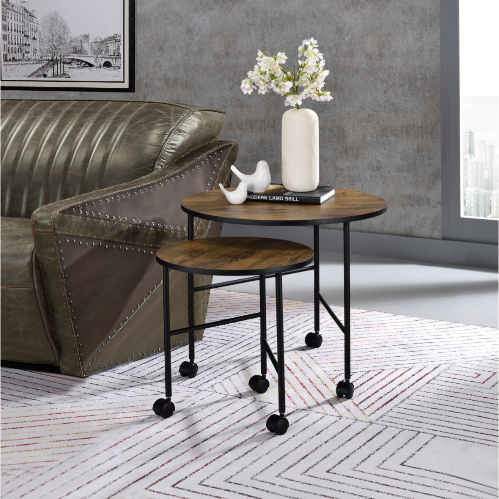 ACME Oblis Nesting Table Set – detail – Lusso Furniture Miami