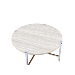 ACME Brecon Coffee Table – side view – Lusso Furniture Miami