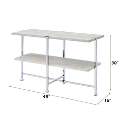 ACME Brecon Sofa Table – detail – Lusso Furniture Miami