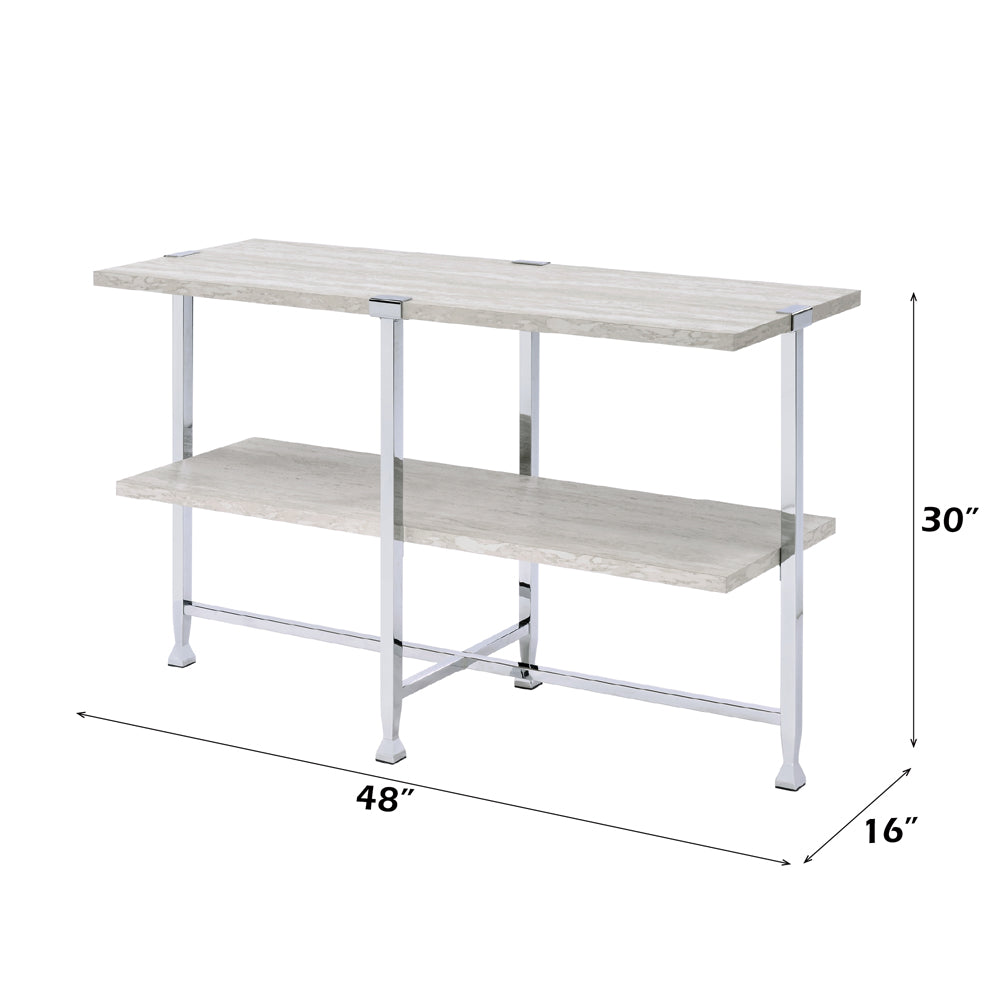 ACME Brecon Sofa Table – detail – Lusso Furniture Miami