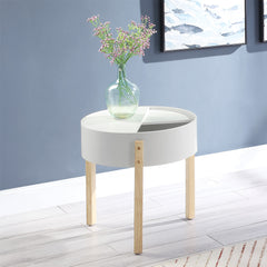 ACME Bodfish End Table – front view – Lusso Furniture Miami