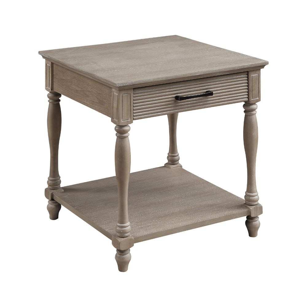 ACME Ariolo End Table – front view – Lusso Furniture Miami