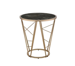ACME Cicatrix End Table – front view – Lusso Furniture Miami