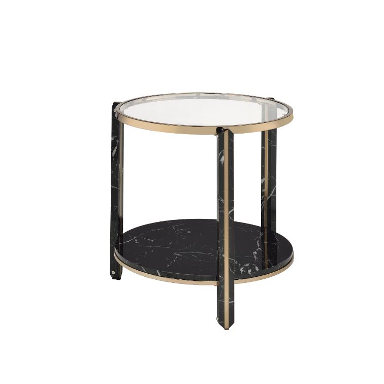 ACME Thistle End Table – front view – Lusso Furniture Miami