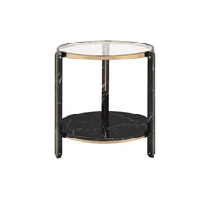 ACME Thistle End Table – angle view – Lusso Furniture Miami