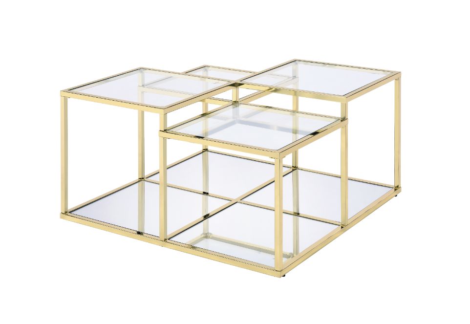 ACME Uchenna Coffee Table – front view – Lusso Furniture Miami
