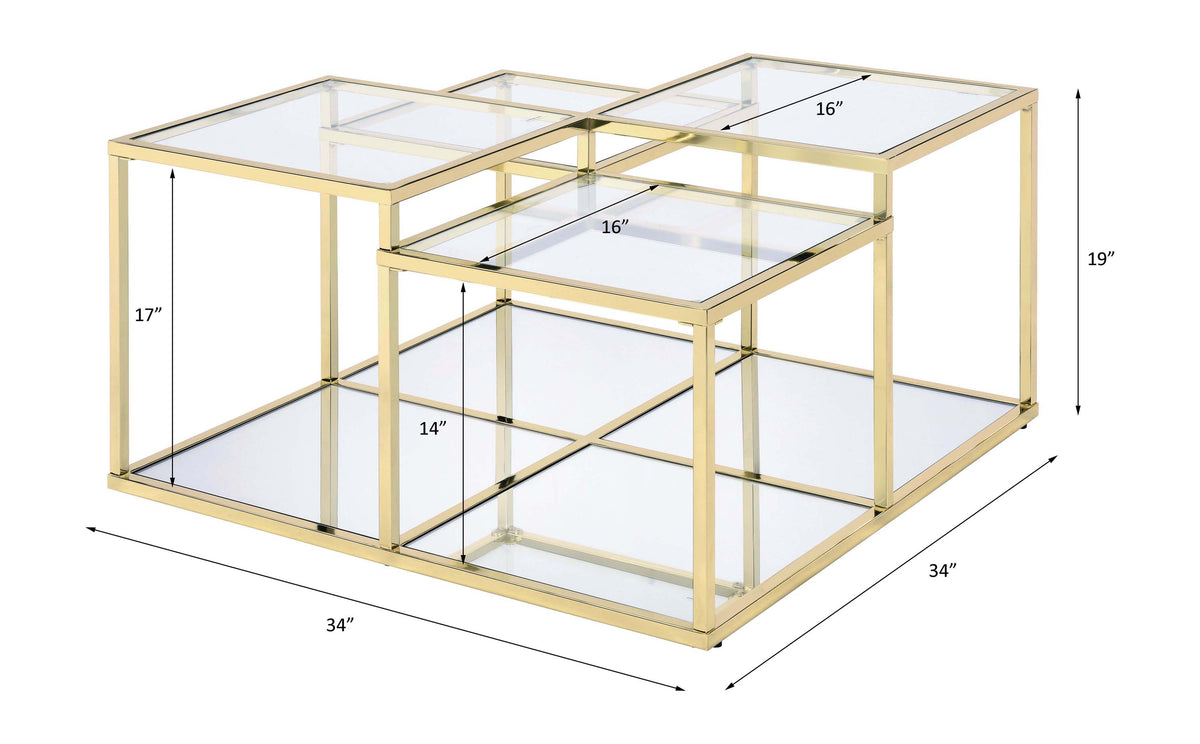 ACME Uchenna Coffee Table – detail – Lusso Furniture Miami
