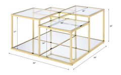 ACME Uchenna Coffee Table – detail – Lusso Furniture Miami