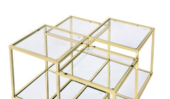 ACME Uchenna Coffee Table – side view – Lusso Furniture Miami