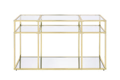 ACME Uchenna Sofa Table – angle view – Lusso Furniture Miami