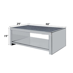 ACME Noralie Coffee Table – close-up – Lusso Furniture Miami