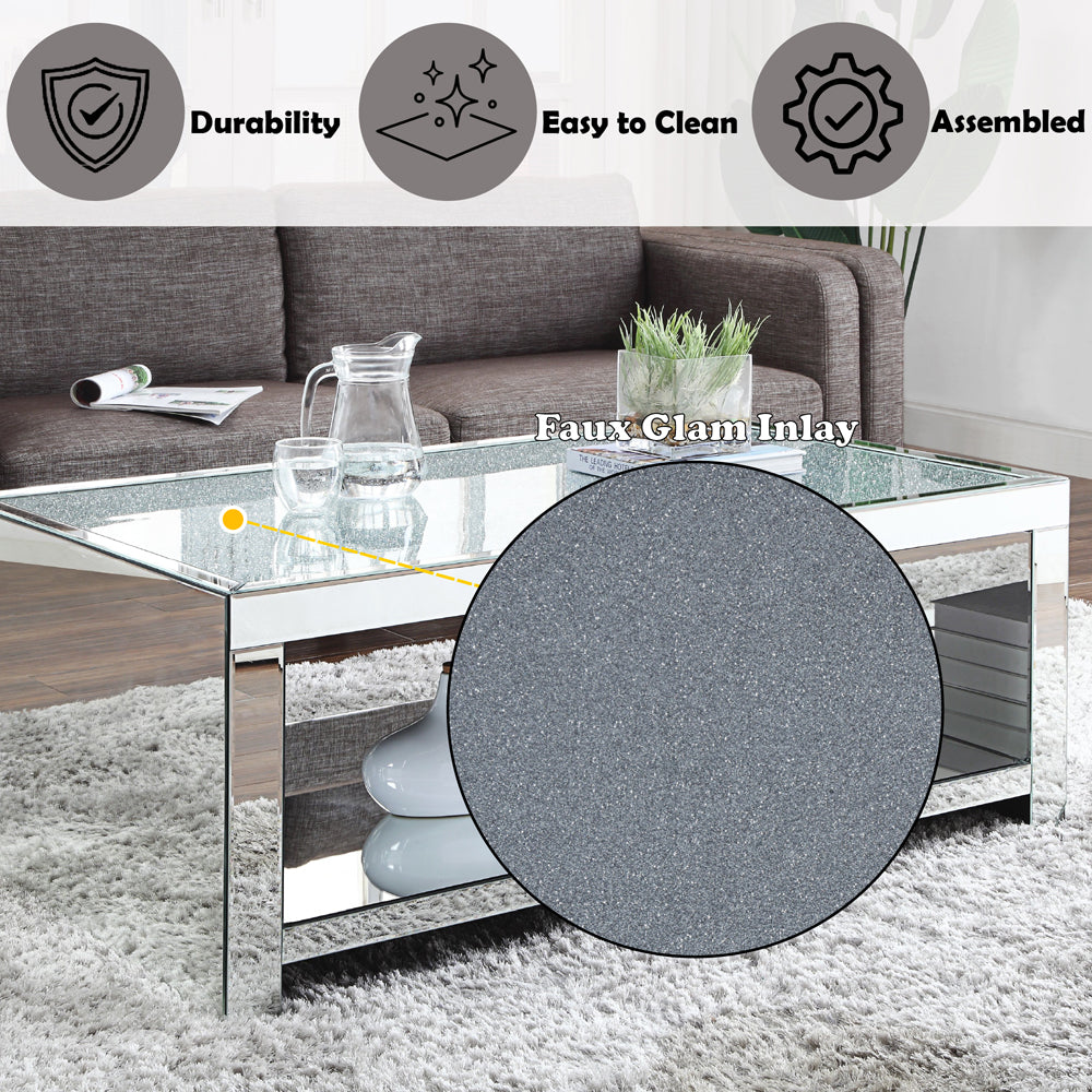 ACME Noralie Coffee Table – alternate view – Lusso Furniture Miami