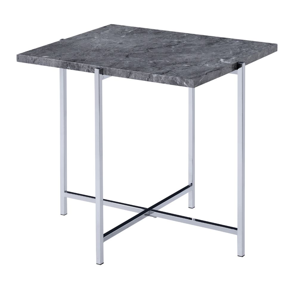ACME Adelae End Table – front view – Lusso Furniture Miami