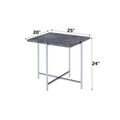 ACME Adelae End Table – angle view – Lusso Furniture Miami