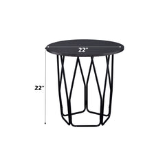 ACME Sytira End Table – angle view – Lusso Furniture Miami
