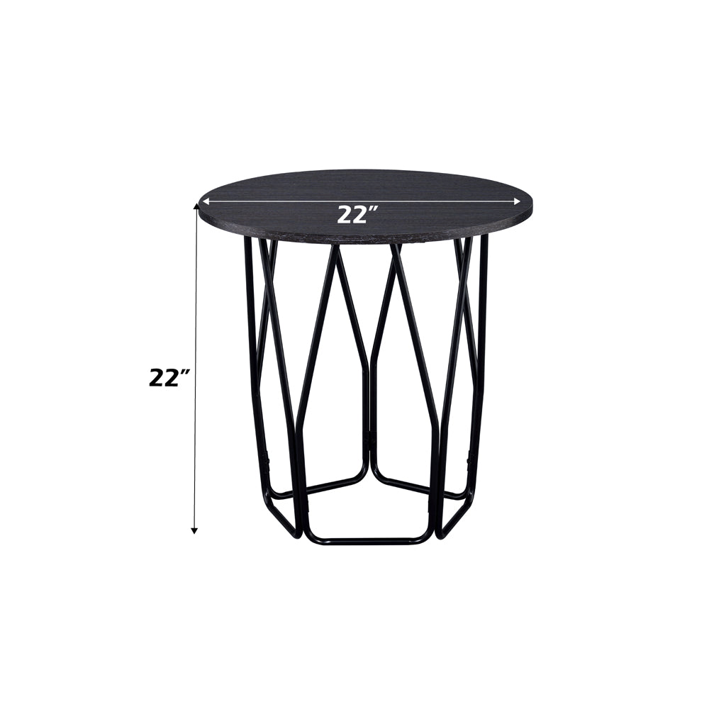 ACME Sytira End Table – angle view – Lusso Furniture Miami