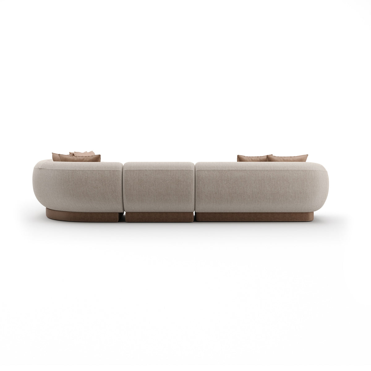 Caracole Seta Sectional – room setting – Lusso Furniture Miami