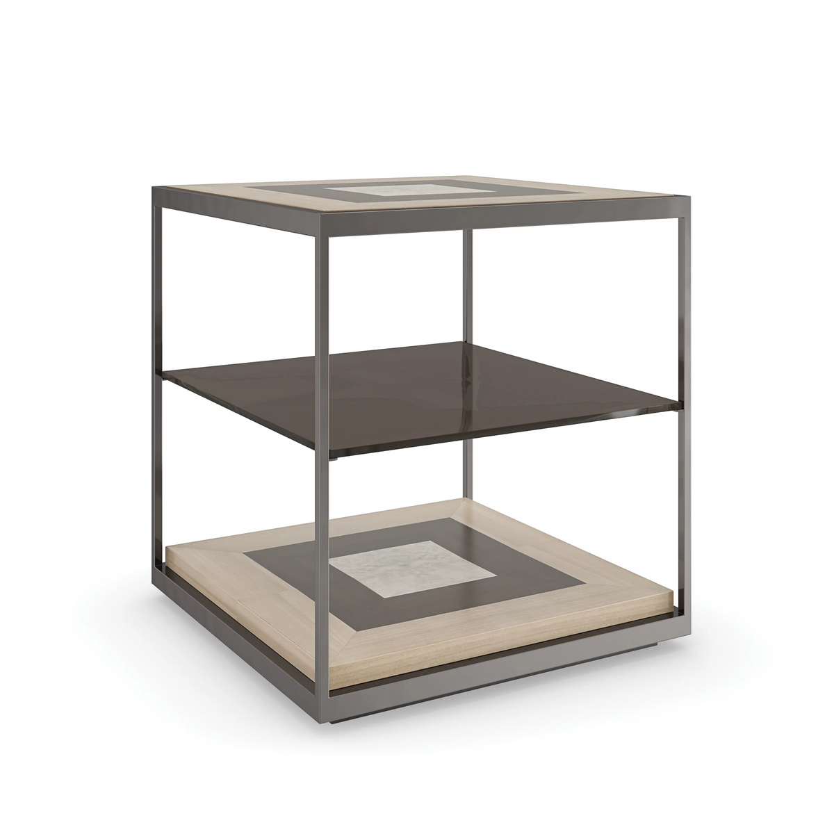 Caracole Impossible Cube End Table – detail – Lusso Furniture Miami