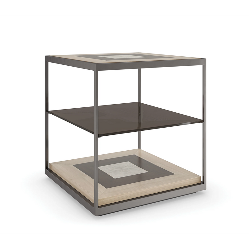 Caracole Impossible Cube End Table-zoom-