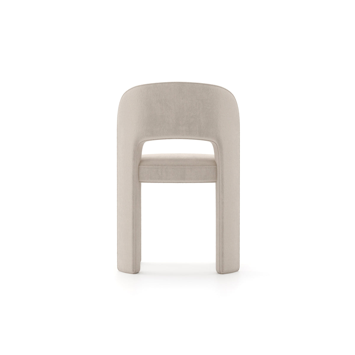 Caracole Overlap Side Chair – back view – Lusso Furniture Miami