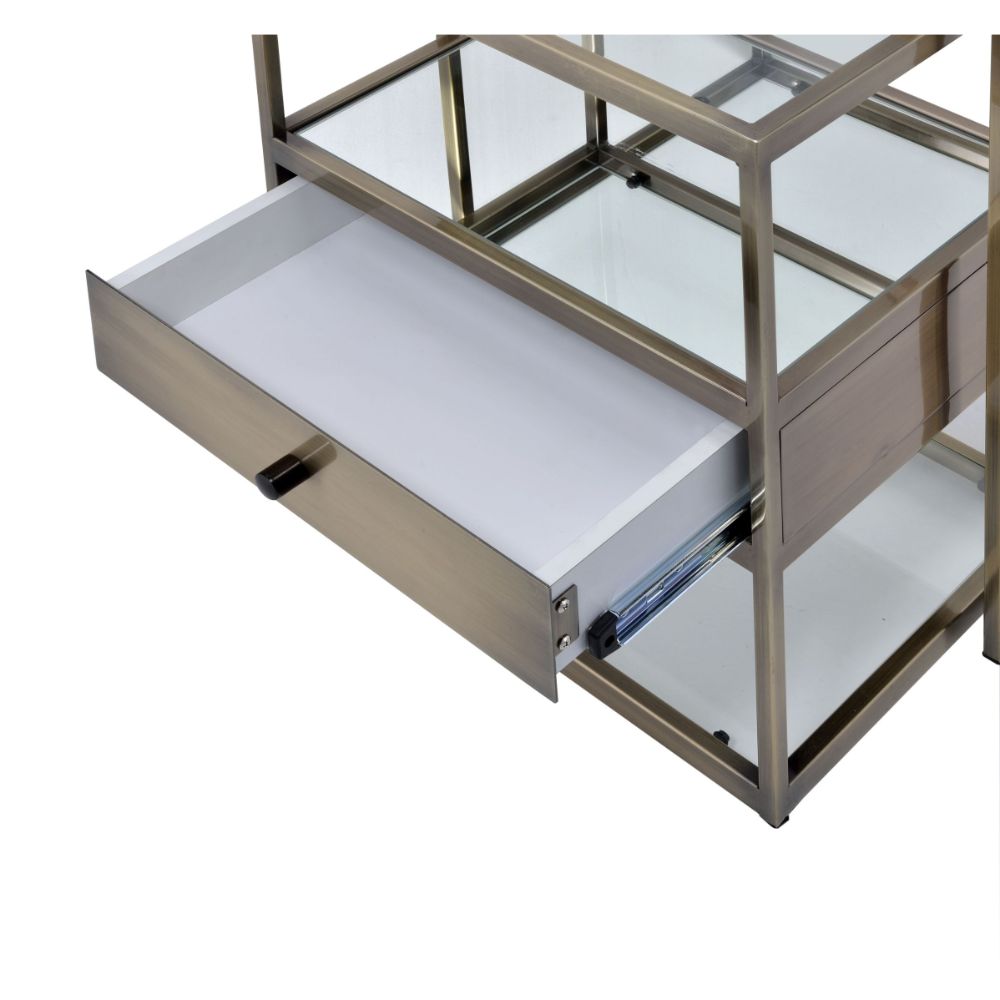 ACME Enca Nesting Table Set – room setting – Lusso Furniture Miami