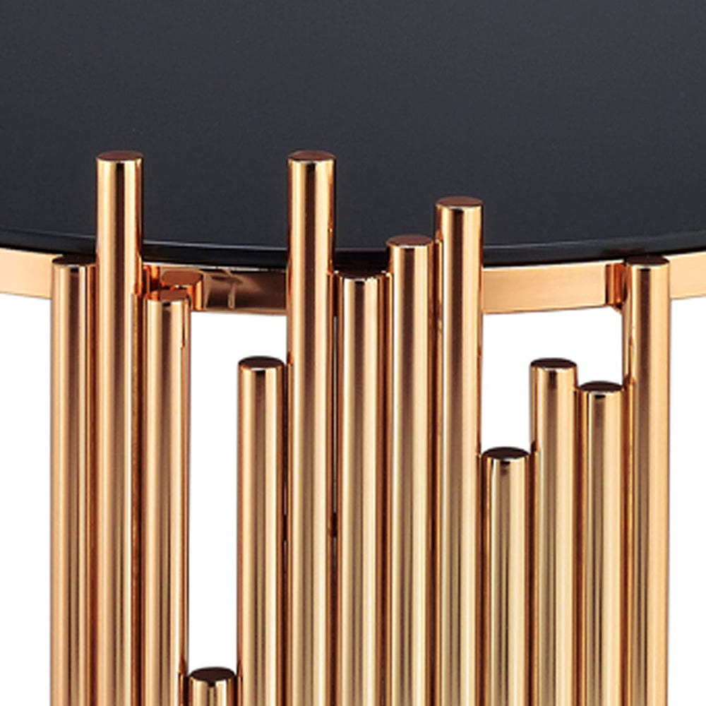 ACME Tanquin End Table – room setting – Lusso Furniture Miami