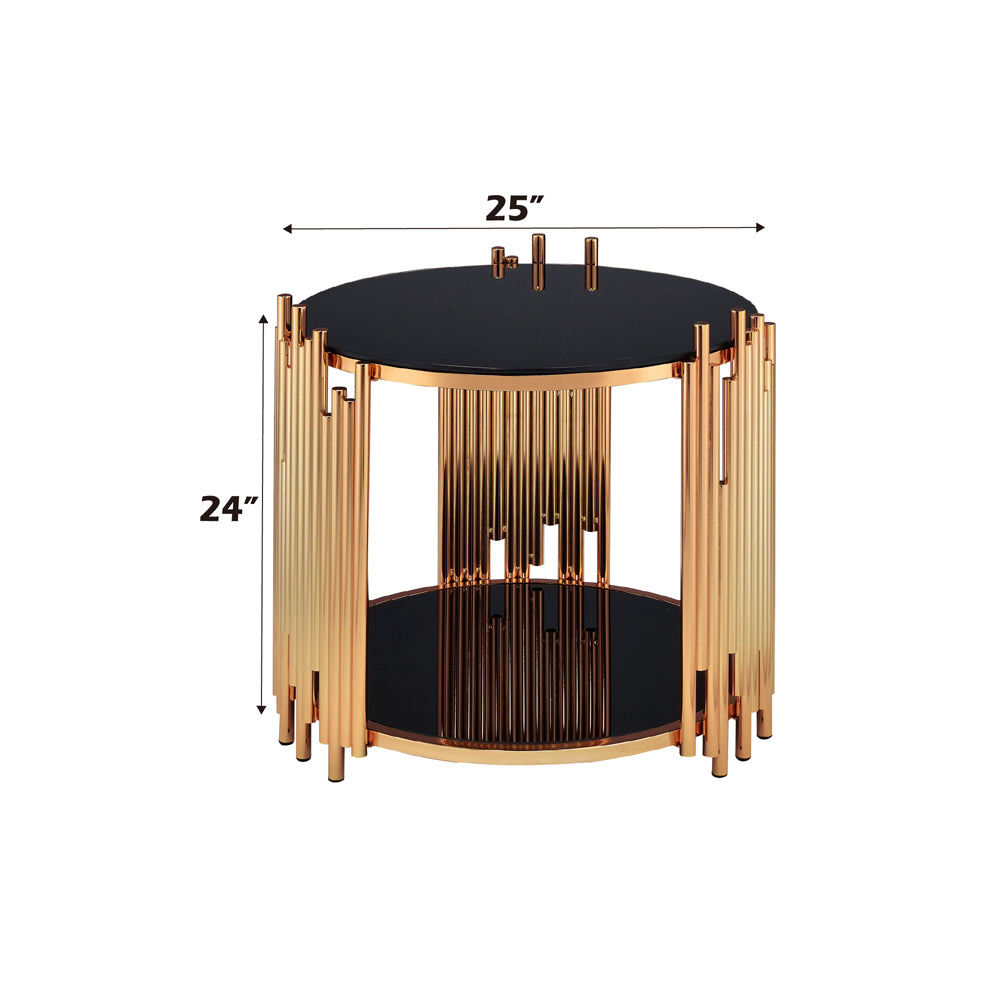 ACME Tanquin End Table – top view – Lusso Furniture Miami