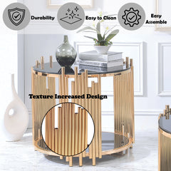 ACME Tanquin End Table – close-up – Lusso Furniture Miami