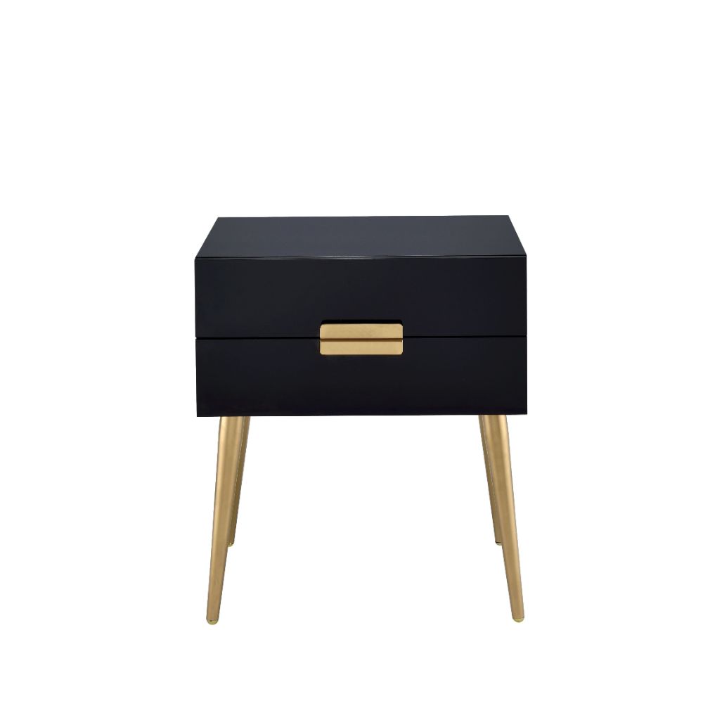 ACME Denvor End Table – angle view – Lusso Furniture Miami