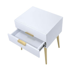 ACME Denvor End Table – finish detail – Lusso Furniture Miami