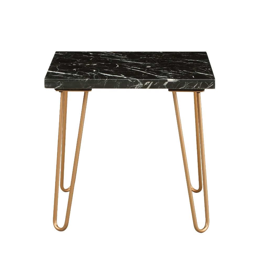 ACME Telestis End Table – side view – Lusso Furniture Miami