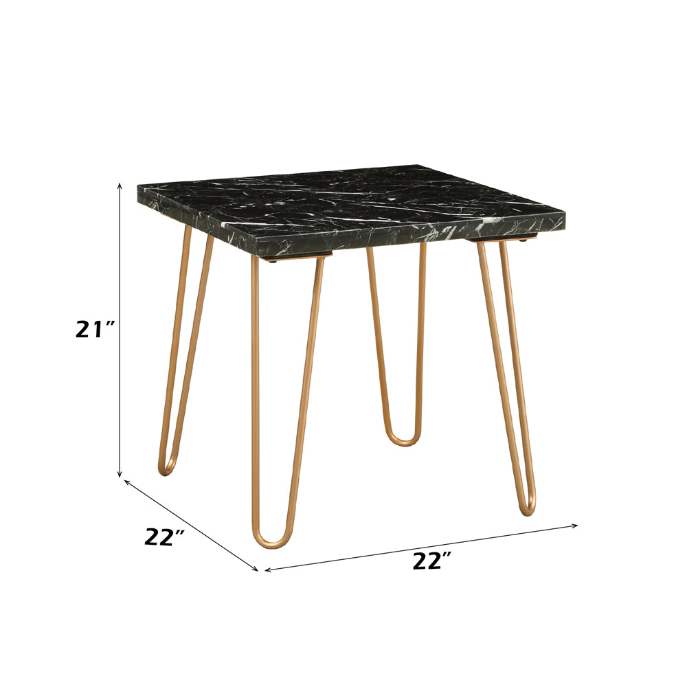 ACME Telestis End Table – room setting – Lusso Furniture Miami