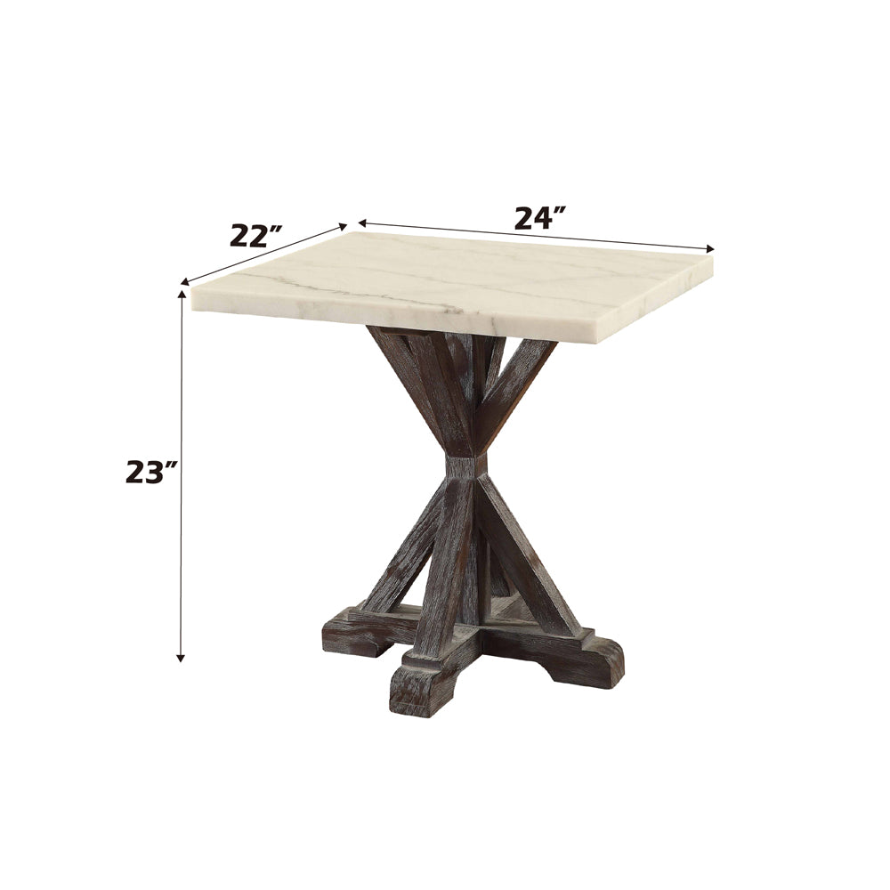 ACME Romina End Table – detail – Lusso Furniture Miami