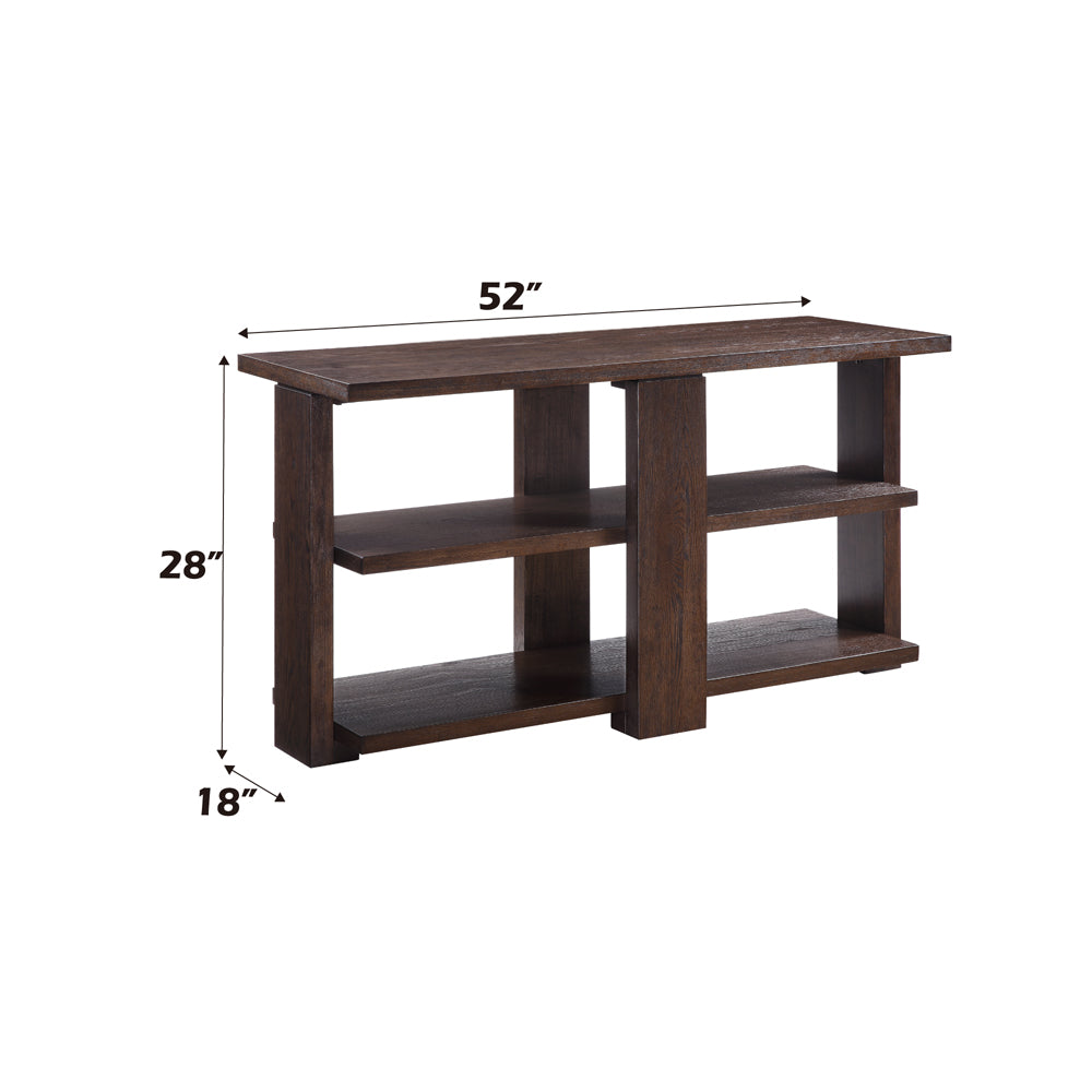 ACME Niamey Sofa Table – angle view – Lusso Furniture Miami
