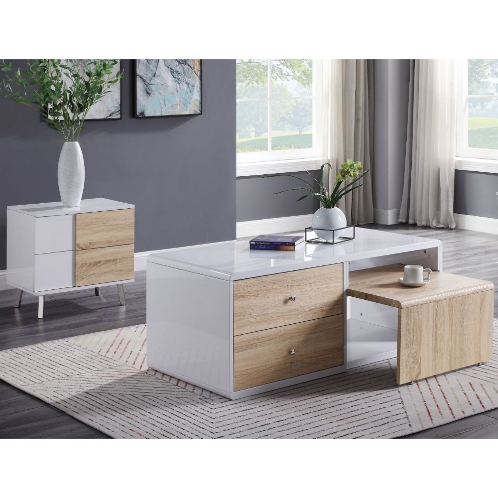 ACME Verux Coffee Table – front view – Lusso Furniture Miami
