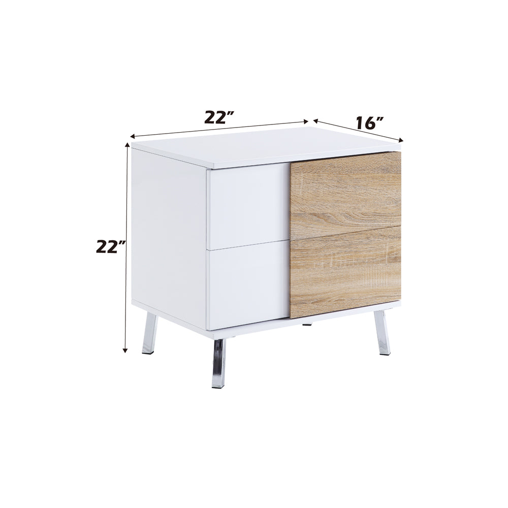ACME Verux End Table – angle view – Lusso Furniture Miami