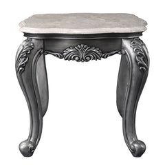 ACME Ariadne End Table – side view – Lusso Furniture Miami