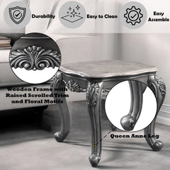 ACME Ariadne End Table – close-up – Lusso Furniture Miami
