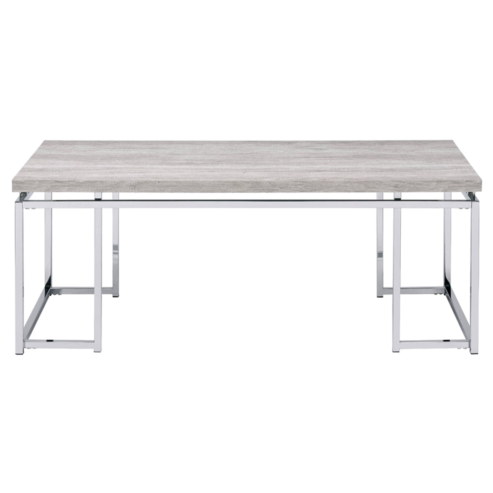 ACME Chafik Coffee Table – side view – Lusso Furniture Miami