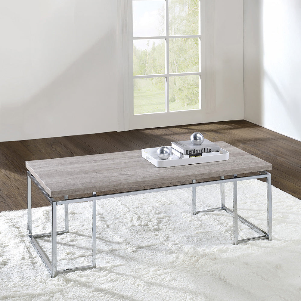 ACME Chafik Coffee Table – front view – Lusso Furniture Miami