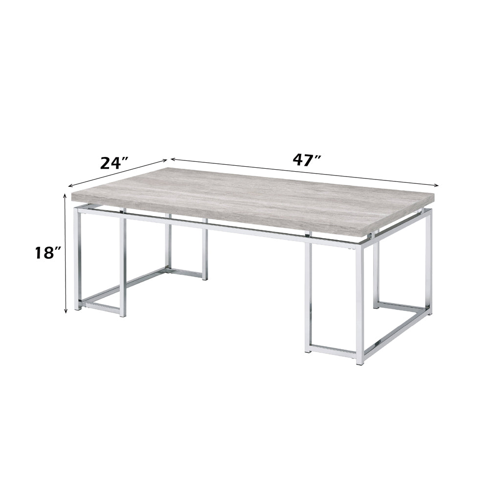 ACME Chafik Coffee Table – top view – Lusso Furniture Miami