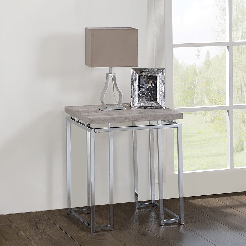ACME Chafik End Table – front view – Lusso Furniture Miami