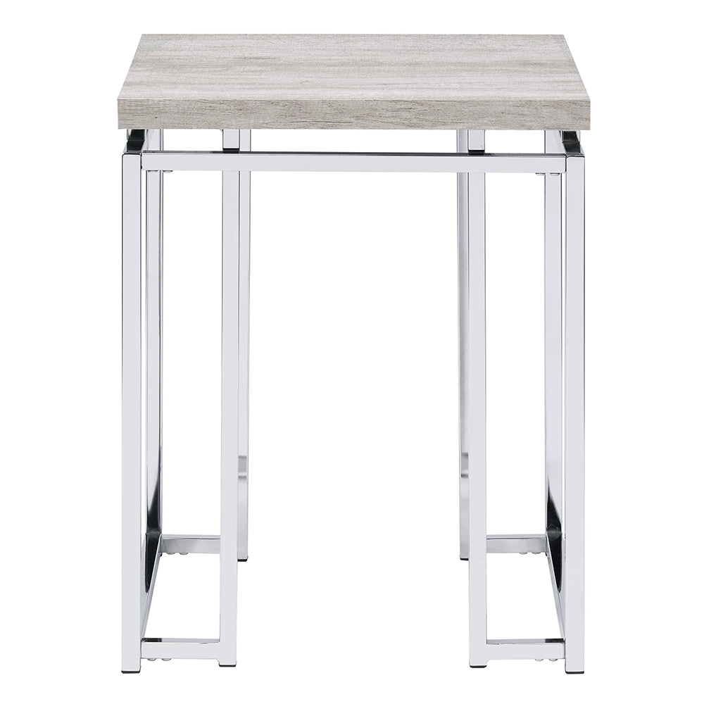 ACME Chafik End Table – side view – Lusso Furniture Miami