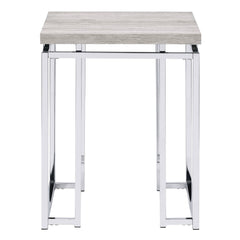 ACME Chafik End Table – side view – Lusso Furniture Miami
