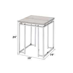 ACME Chafik End Table – top view – Lusso Furniture Miami