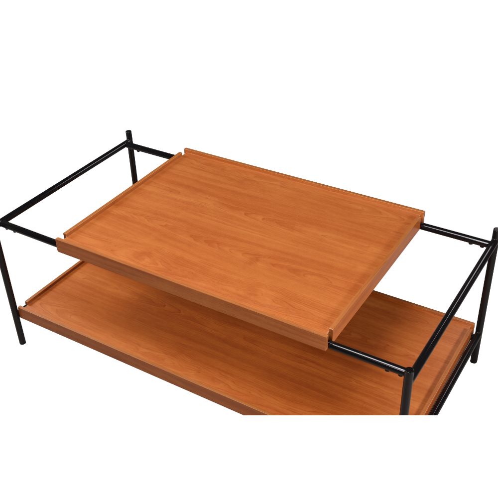 ACME Oaken Coffee Table – side view – Lusso Furniture Miami