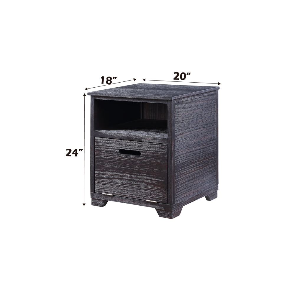 ACME Kamilia End Table – angle view – Lusso Furniture Miami