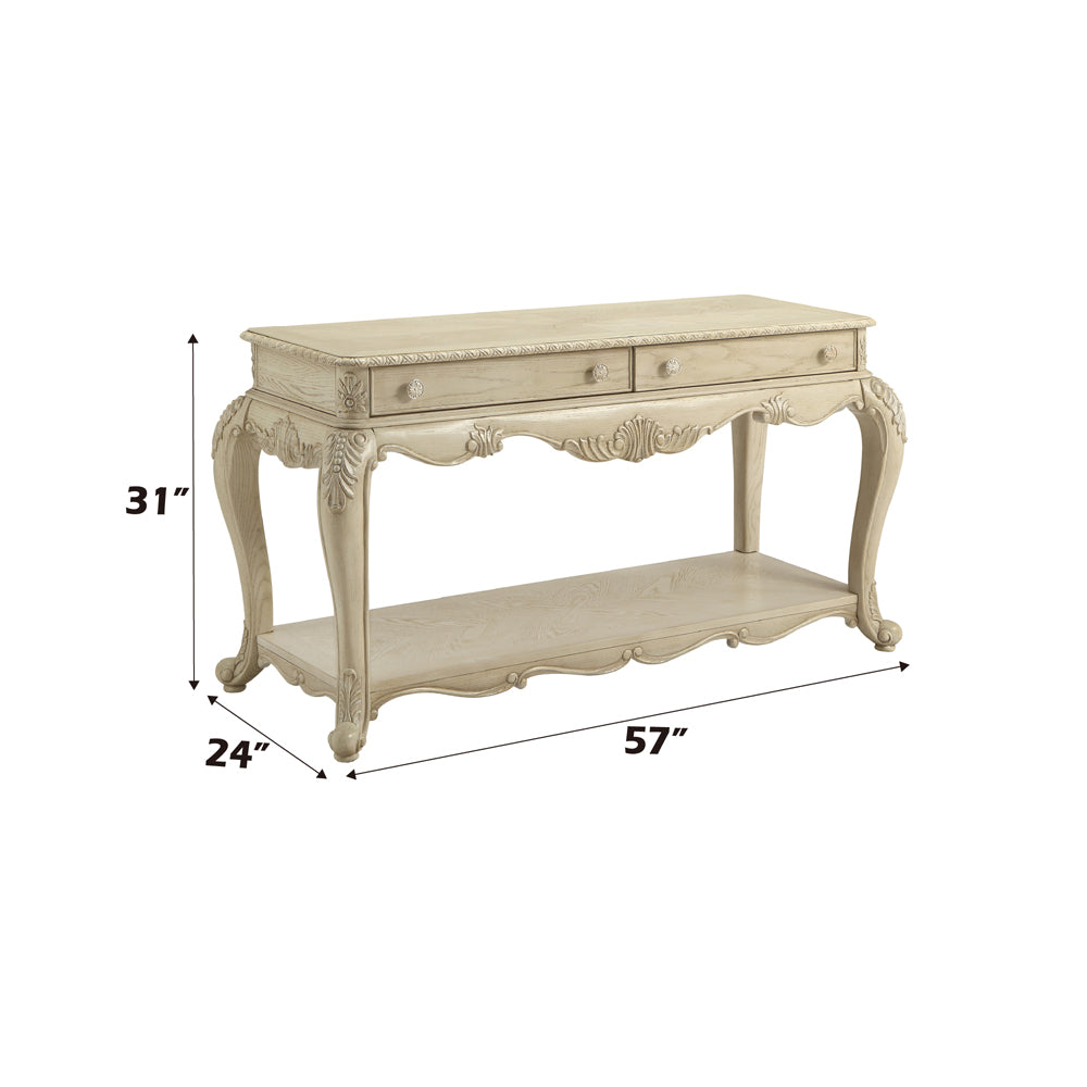 ACME Ragenardus Sofa Table – angle view – Lusso Furniture Miami