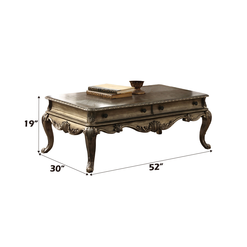 ACME Ragenardus Coffee Table – detail – Lusso Furniture Miami